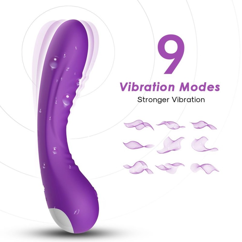 Wibrator punktu g masażer łechtaczki 18cm 9 trybów Wibrator punktu g masażer łechtaczki 18cm 9 trybów
