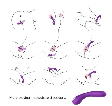 Wibrator punktu g masażer łechtaczki 18cm 9 trybów Wibrator punktu g masażer łechtaczki 18cm 9 trybów