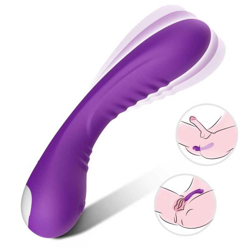 Wibrator punktu g masażer łechtaczki 18cm 9 trybów Wibrator punktu g masażer łechtaczki 18cm 9 trybów