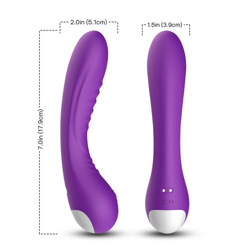 Wibrator punktu g masażer łechtaczki 18cm 9 trybów Wibrator punktu g masażer łechtaczki 18cm 9 trybów