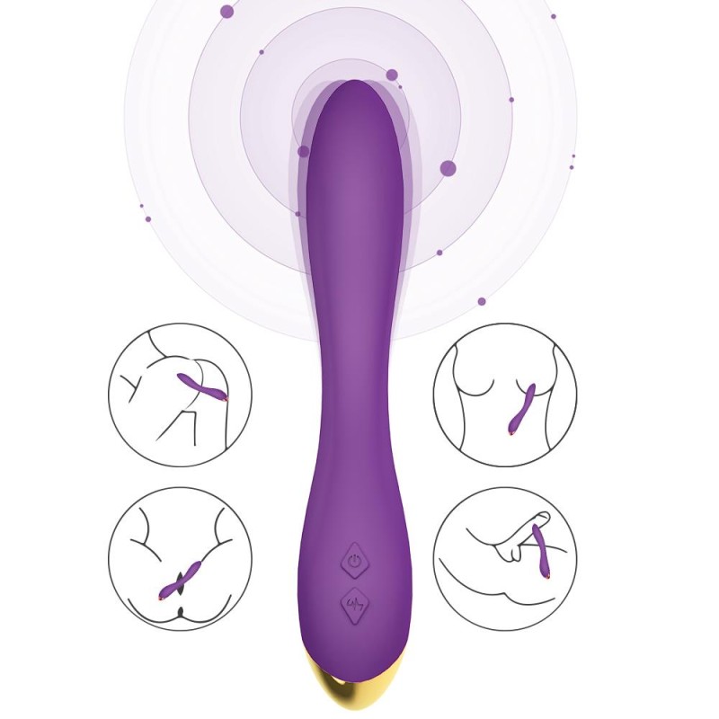 Wibrator masażer stymulator punktu g 22cm 9 trybów Wibrator masażer stymulator punktu g 22cm 9 trybów