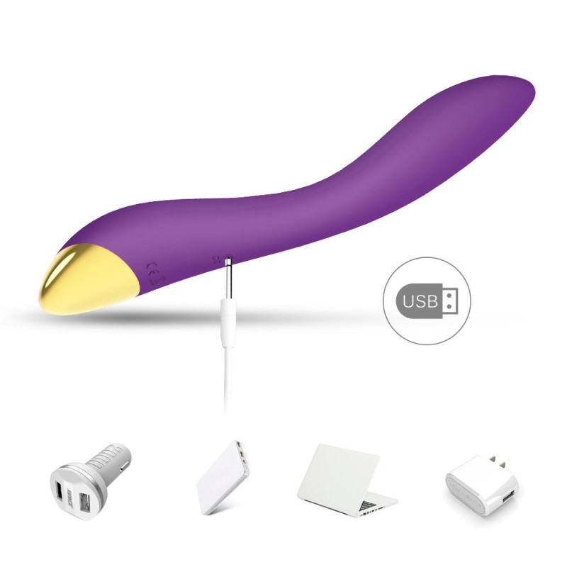 Wibrator masażer stymulator punktu g 22cm 9 trybów Wibrator masażer stymulator punktu g 22cm 9 trybów