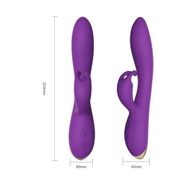 Wibrator króliczek masażer łechtaczki 22 cm 9 tryb Wibrator króliczek masażer łechtaczki 22 cm 9 tryb