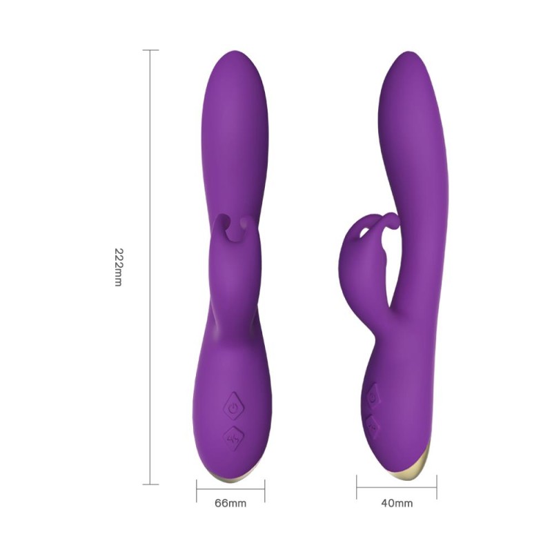 Wibrator króliczek masażer łechtaczki 22 cm 9 tryb Wibrator króliczek masażer łechtaczki 22 cm 9 tryb