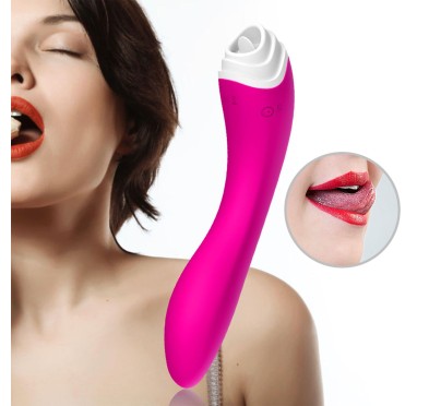 Wibrator punktu g masażer łechtaczki 19cm 9 trybów Wibrator punktu g masażer łechtaczki 19cm 9 trybów