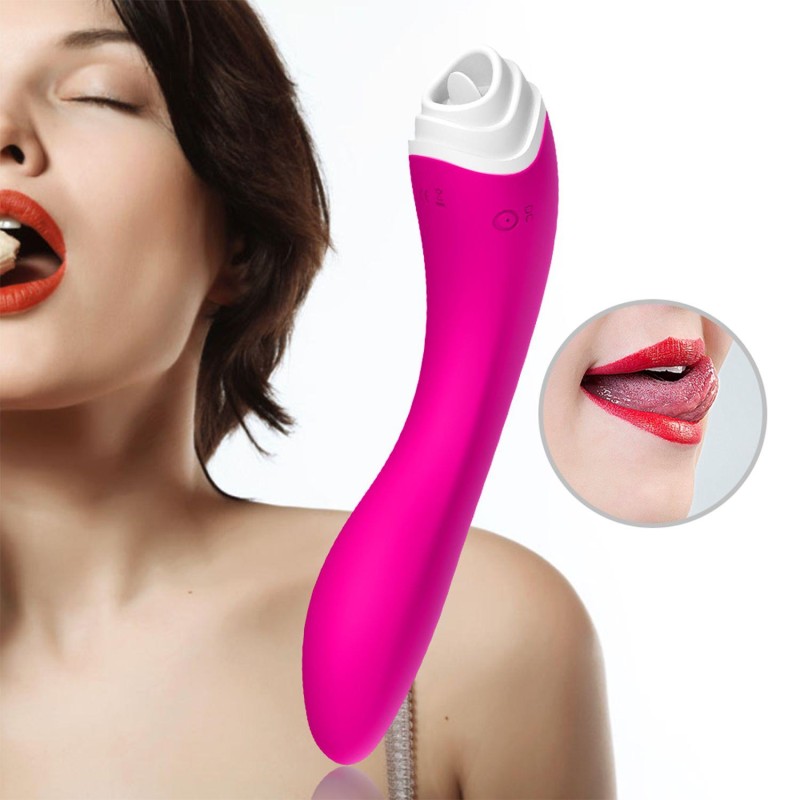 Wibrator punktu g masażer łechtaczki 19cm 9 trybów Wibrator punktu g masażer łechtaczki 19cm 9 trybów