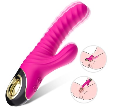 Wibrator króliczek wielofunkcyjny 22cm 2x9 trybów Wibrator króliczek wielofunkcyjny 22cm 2x9 trybów