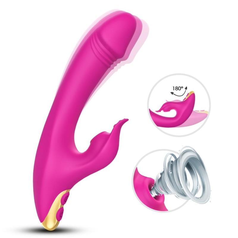 Wibrator królik ssący masażer łechtaczki 21cm 9try Wibrator królik ssący masażer łechtaczki 21cm 9try