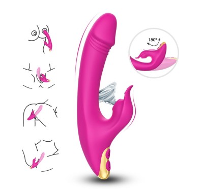 Wibrator królik ssący masażer łechtaczki 21cm 9try Wibrator królik ssący masażer łechtaczki 21cm 9try