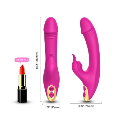 Wibrator królik ssący masażer łechtaczki 21cm 9try Wibrator królik ssący masażer łechtaczki 21cm 9try