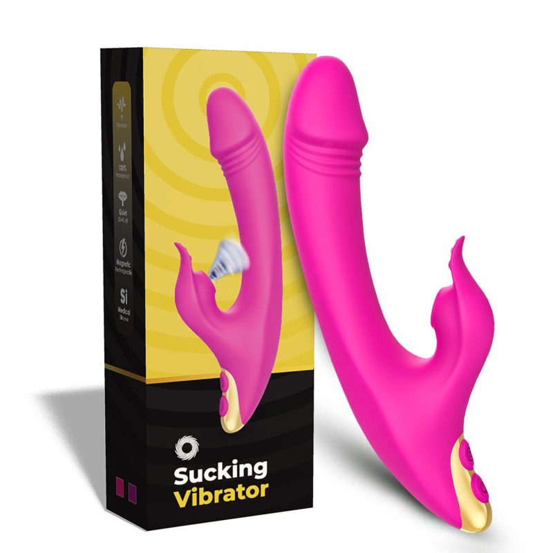 Wibrator królik ssący masażer łechtaczki 21cm 9try Wibrator królik ssący masażer łechtaczki 21cm 9try