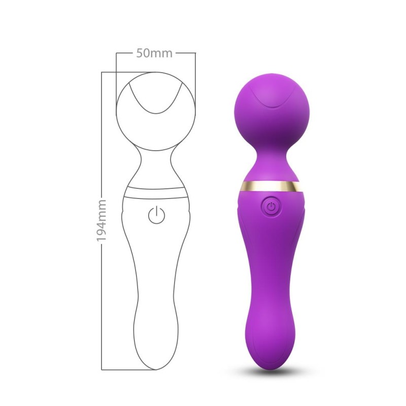 Masażer magiczna różdżka do łechtaczki 9 tryb 19cm Masażer magiczna różdżka do łechtaczki 9 tryb 19cm