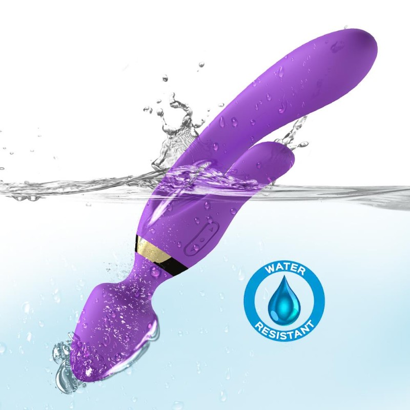 Masażer różdżka wibrator królik 9 trybów 23 cm sex Masażer różdżka wibrator królik 9 trybów 23 cm sex