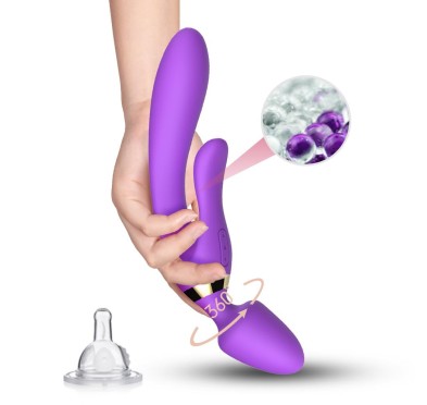 Masażer różdżka wibrator królik 9 trybów 23 cm sex Masażer różdżka wibrator królik 9 trybów 23 cm sex