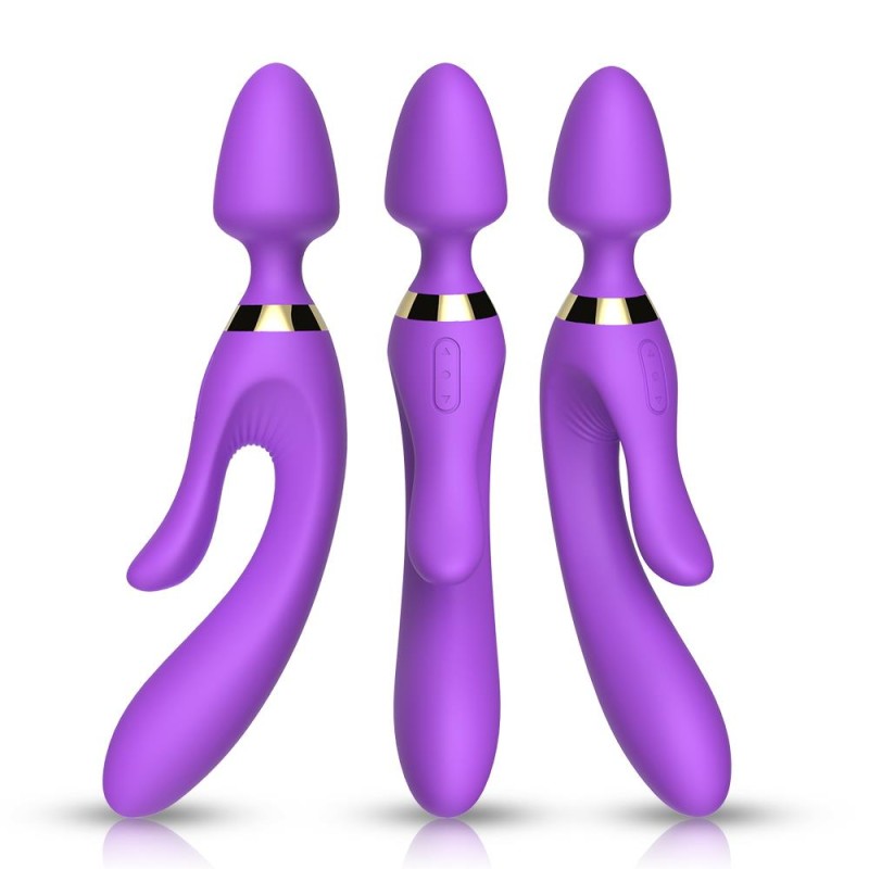 Masażer różdżka wibrator królik 9 trybów 23 cm sex Masażer różdżka wibrator królik 9 trybów 23 cm sex
