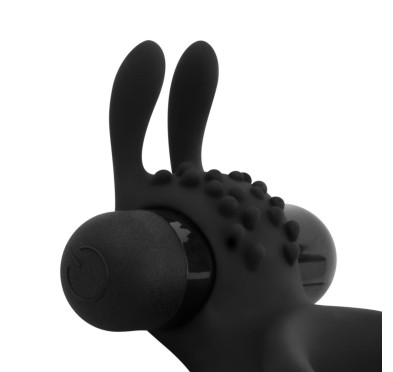 Pierścień na penisa Double Vibrating with Rabbit Ears Pierścień na penisa Double Vibrating with Rabbit Ears
