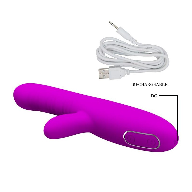 Wibrator króliczek do punktu G sex 12 trybów 22cm Wibrator króliczek do punktu G sex 12 trybów 22cm