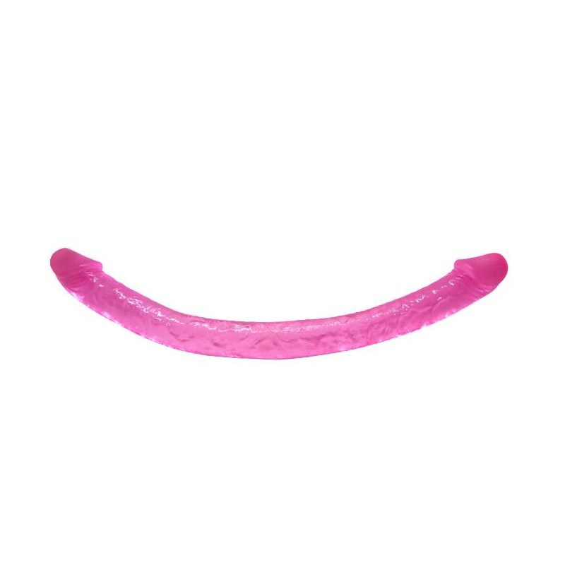 Długie podwójne dildo różowe do sexu lesbijskiego Długie podwójne dildo różowe do sexu lesbijskiego