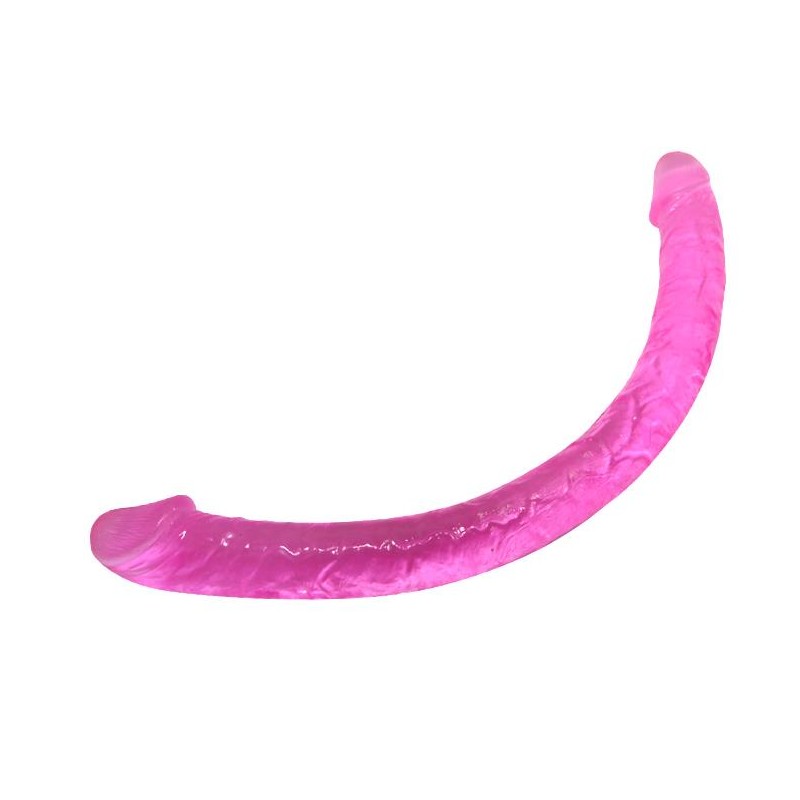Długie podwójne dildo różowe do sexu lesbijskiego Długie podwójne dildo różowe do sexu lesbijskiego