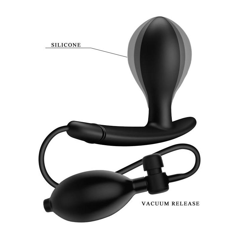 Korek analny plug z wibracjami pompowany stymulacja analna prostaty Korek analny plug z wibracjami pompowany stymulacja analna prostaty
