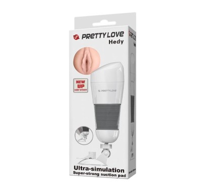 Masturbator PRETTY LOVE - Hedy, Vibration Suction base Masturbator PRETTY LOVE - Hedy, Vibration Suction base