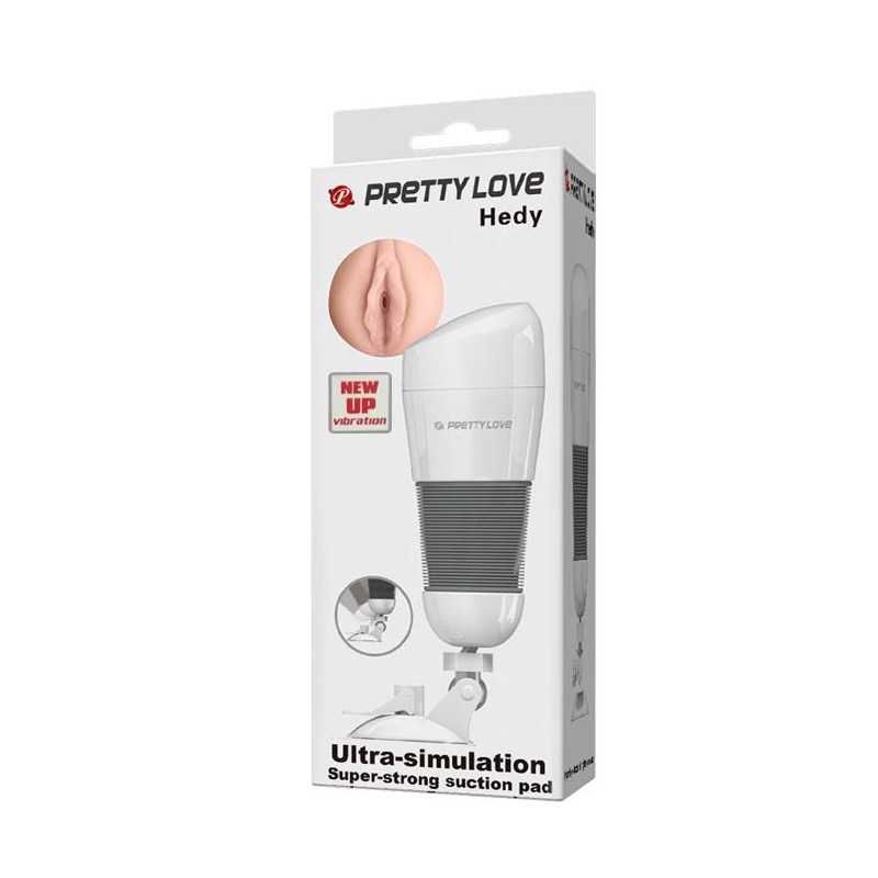 Masturbator PRETTY LOVE - Hedy, Vibration Suction base Masturbator PRETTY LOVE - Hedy, Vibration Suction base