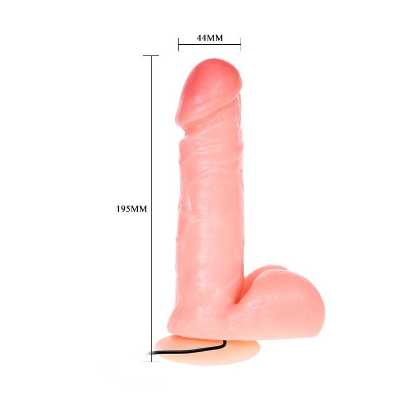 Elastyczny wibrujący sztuczny penis żylaste dildo Elastyczny wibrujący sztuczny penis żylaste dildo