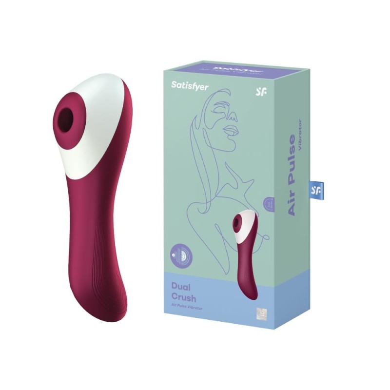 Wibrator masażer powietrzny Satisfyer Dual Crush Wibrator masażer powietrzny Satisfyer Dual Crush