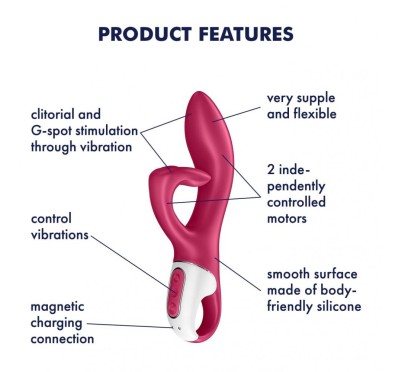 Wibrator króliczek z masażerem Satisfyer Embrace Wibrator króliczek z masażerem Satisfyer Embrace