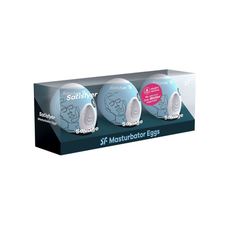 Masturbator jajko satisfyer eggs savage 3 sztuki Masturbator jajko satisfyer eggs savage 3 sztuki