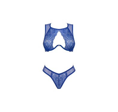 Bielizna-Giselia komplet 2-częściowy niebieski M/L Bielizna-Giselia komplet 2-częściowy niebieski M/L