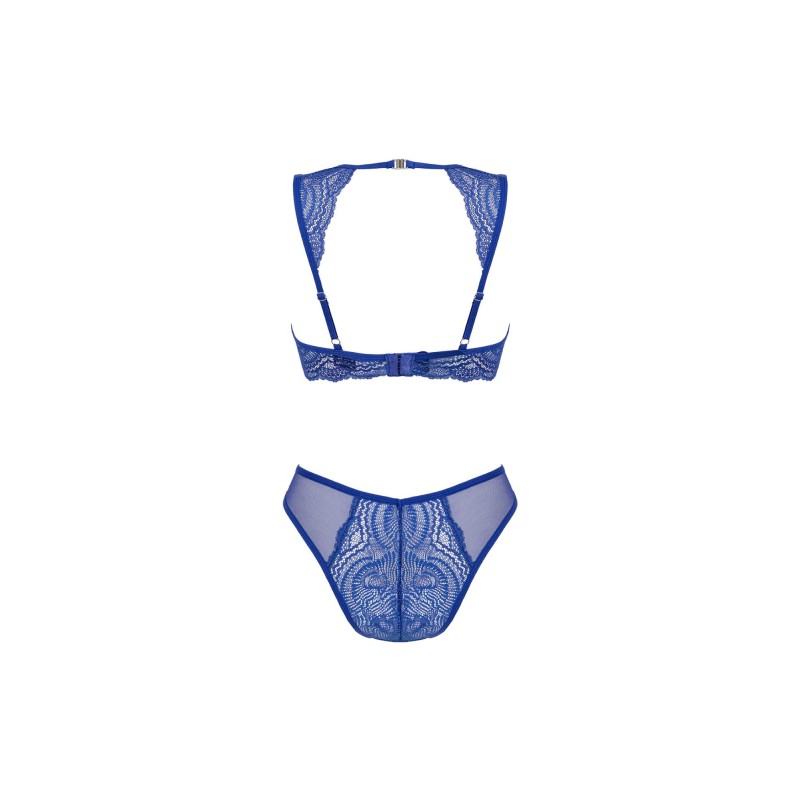 Bielizna-Giselia komplet 2-częściowy niebieski M/L Bielizna-Giselia komplet 2-częściowy niebieski M/L
