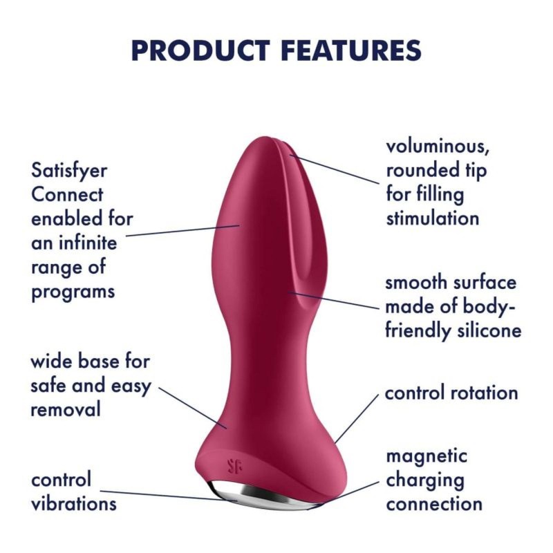 Korek analny Rotator Plug 2 Connect App (Violet) Korek analny Rotator Plug 2 Connect App (Violet)