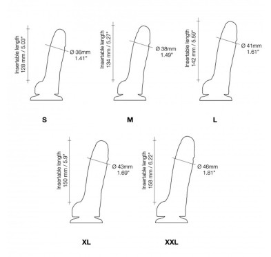 Realistyczne dildo sliding skin fushia m Realistyczne dildo sliding skin fushia m