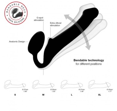Podwójne dildo do stymulacji punktu G i anusa S-XL