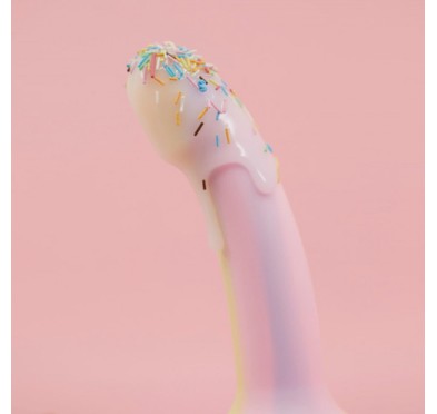 Pastelowe wodoodporne dildo z mocna przyssawką Pastelowe wodoodporne dildo z mocna przyssawką