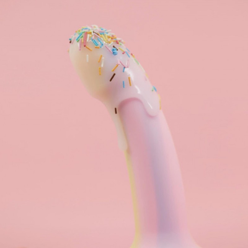 Pastelowe wodoodporne dildo z mocna przyssawką Pastelowe wodoodporne dildo z mocna przyssawką