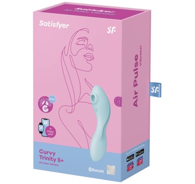 Masażer łechtaczki punkt G Satisfyer Curvy Trinity Masażer łechtaczki punkt G Satisfyer Curvy Trinity