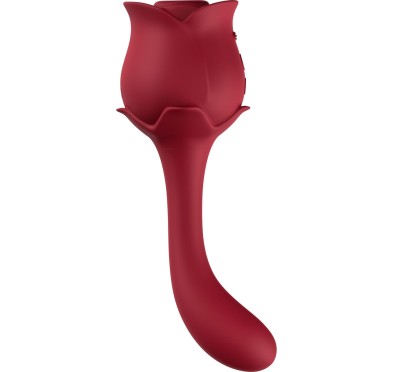 Masażer stymulator powietrzny z wibracjami różowy Masażer stymulator powietrzny z wibracjami różowy