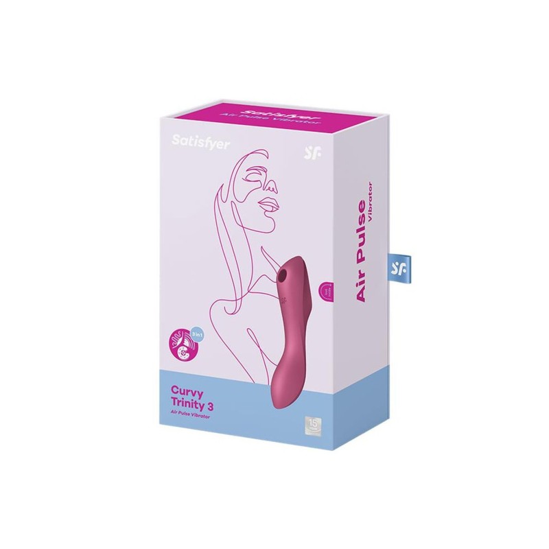 Masażer łechtaczki sex Satisfyer Curvy Trinity Masażer łechtaczki sex Satisfyer Curvy Trinity