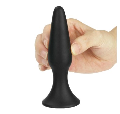 Korek analny kolor czarny płaska końcówka 12,5 cm Korek analny kolor czarny płaska końcówka 12,5 cm