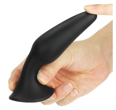 Korek analny kolor czarny płaska końcówka 12,5 cm Korek analny kolor czarny płaska końcówka 12,5 cm