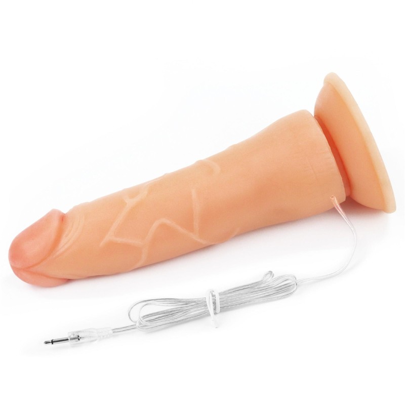 Majtki strap-on w zestawie z wibrującym dildo 19cm Majtki strap-on w zestawie z wibrującym dildo 19cm