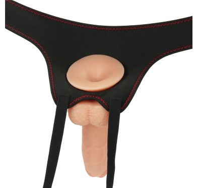 Zestaw majtki strap-on z wibrującym dildo 21,5cm Zestaw majtki strap-on z wibrującym dildo 21,5cm