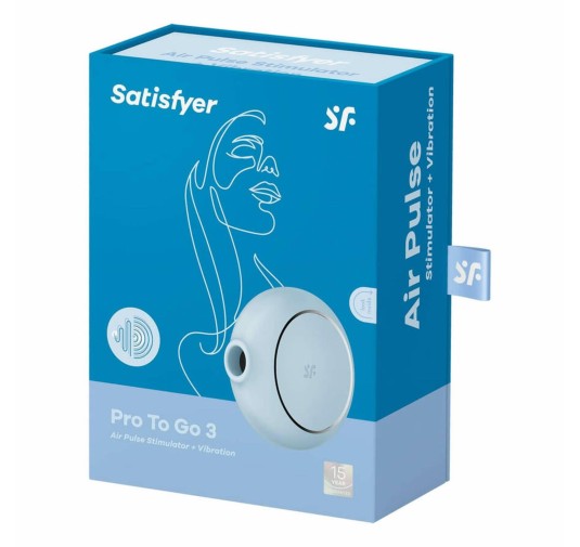 Masażer powietrzny Satisfyer Pro To Go 3 niebieski