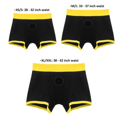 Fikuśne męskie majtki strap-on z otworami na pupę Fikuśne męskie majtki strap-on z otworami na pupę