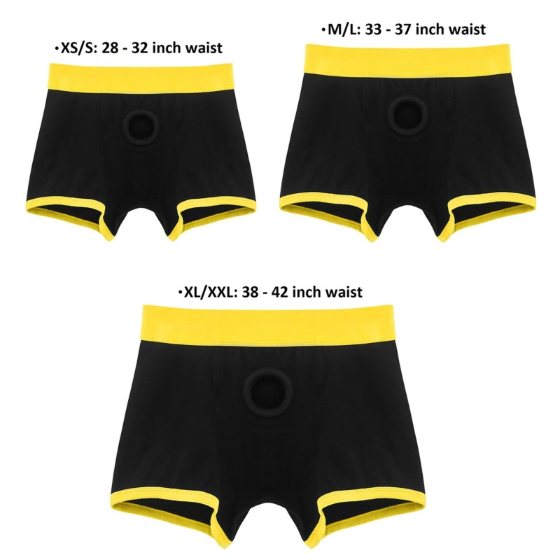 Fikuśne męskie majtki strap-on z otworami na pupę Fikuśne męskie majtki strap-on z otworami na pupę