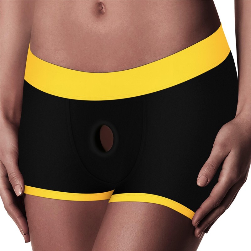 Fikuśne męskie majtki strap-on z otworami na pupę Fikuśne męskie majtki strap-on z otworami na pupę
