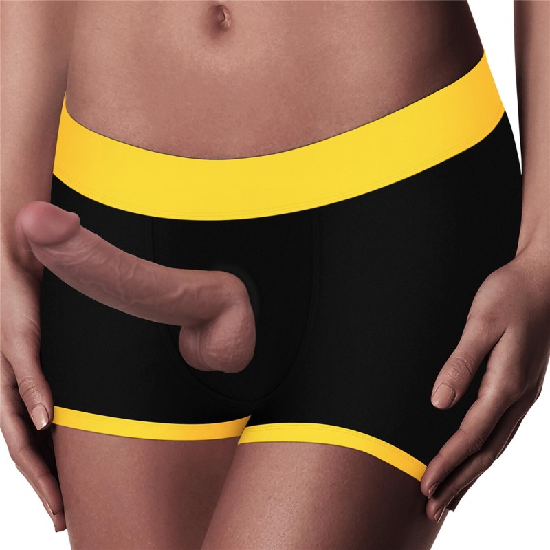 Fikuśne męskie majtki strap-on z otworami na pupę Fikuśne męskie majtki strap-on z otworami na pupę