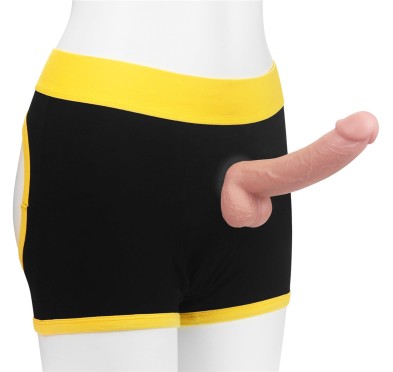 Fikuśne męskie majtki strap-on z otworami na pupę Fikuśne męskie majtki strap-on z otworami na pupę